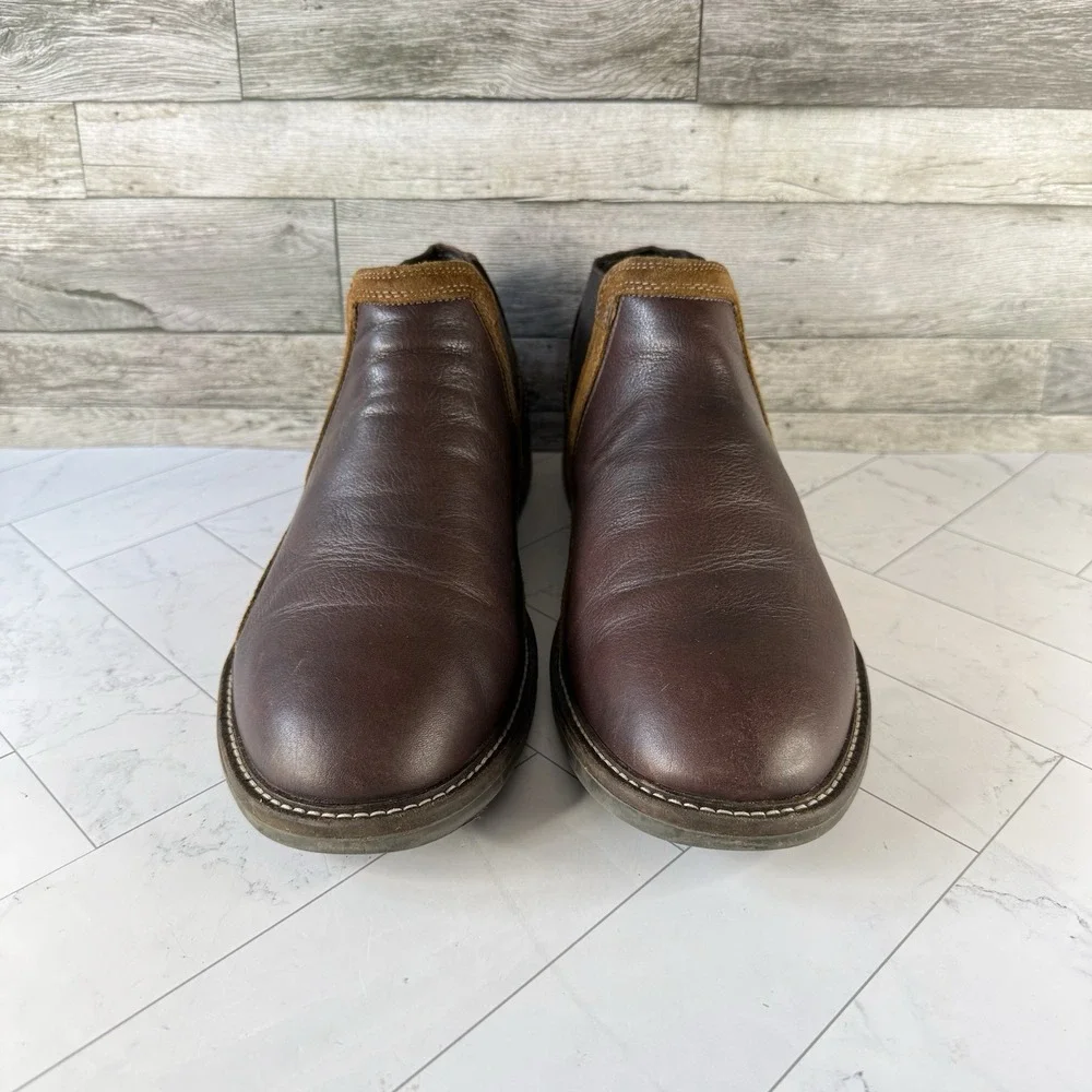 Naot Business Chukka Boots Men's Size 12 Brown Ankle Slip Resistant Shock Relief